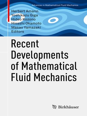 cover image of Recent Developments of Mathematical Fluid Mechanics